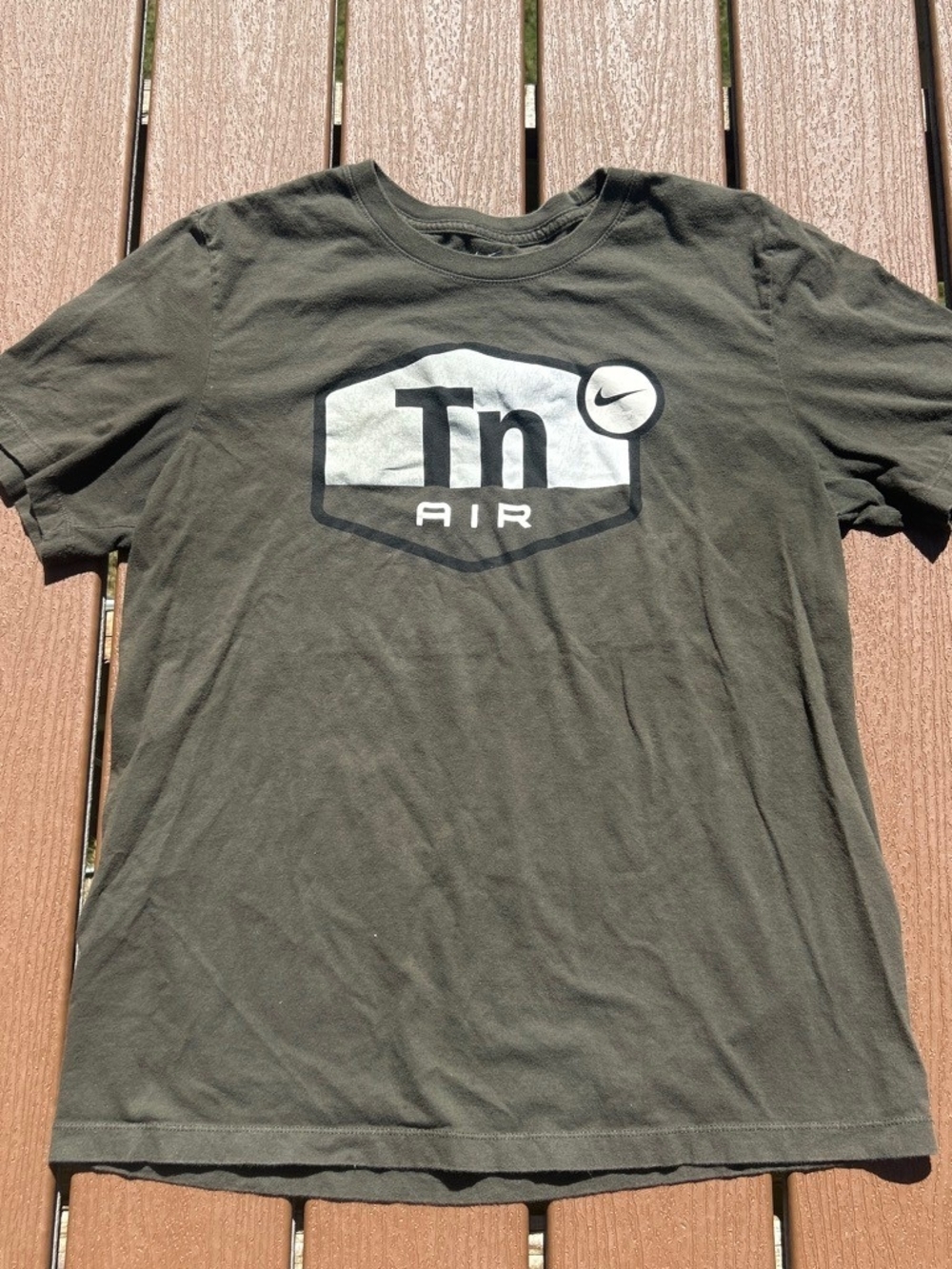 Nike Men’s TN Air Short-Sleeve T-Shirt - Olive